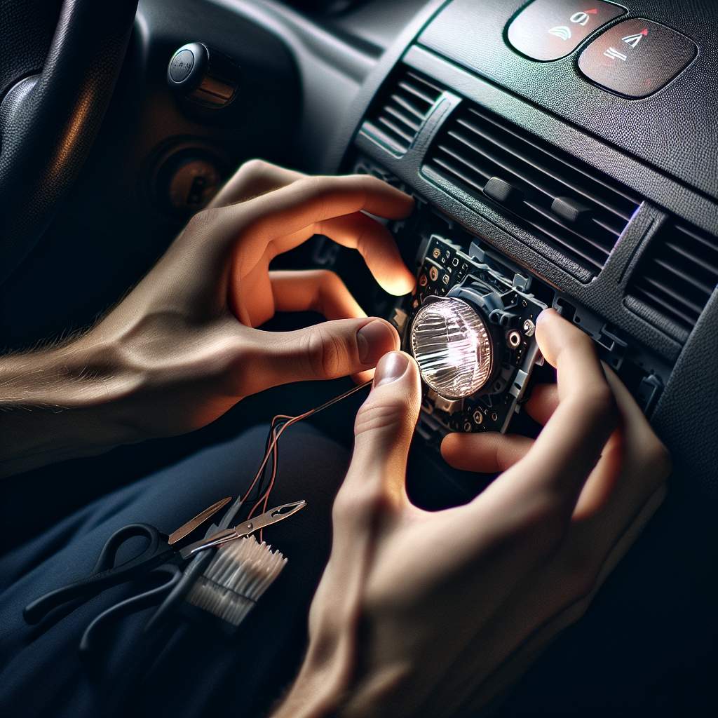 Guide complet pour remplacer l’ampoule du tableau de bord sur citroën xsara