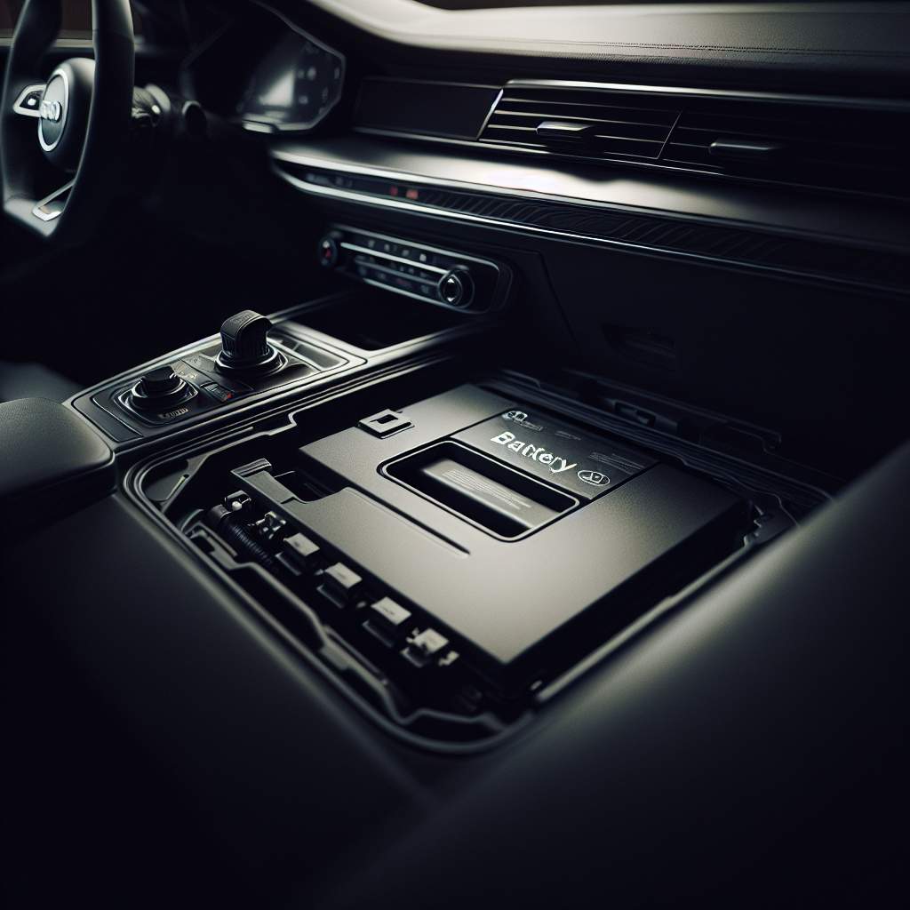 Localisation de la batterie sur les modèles audi a4: découvrez l'emplacement caché