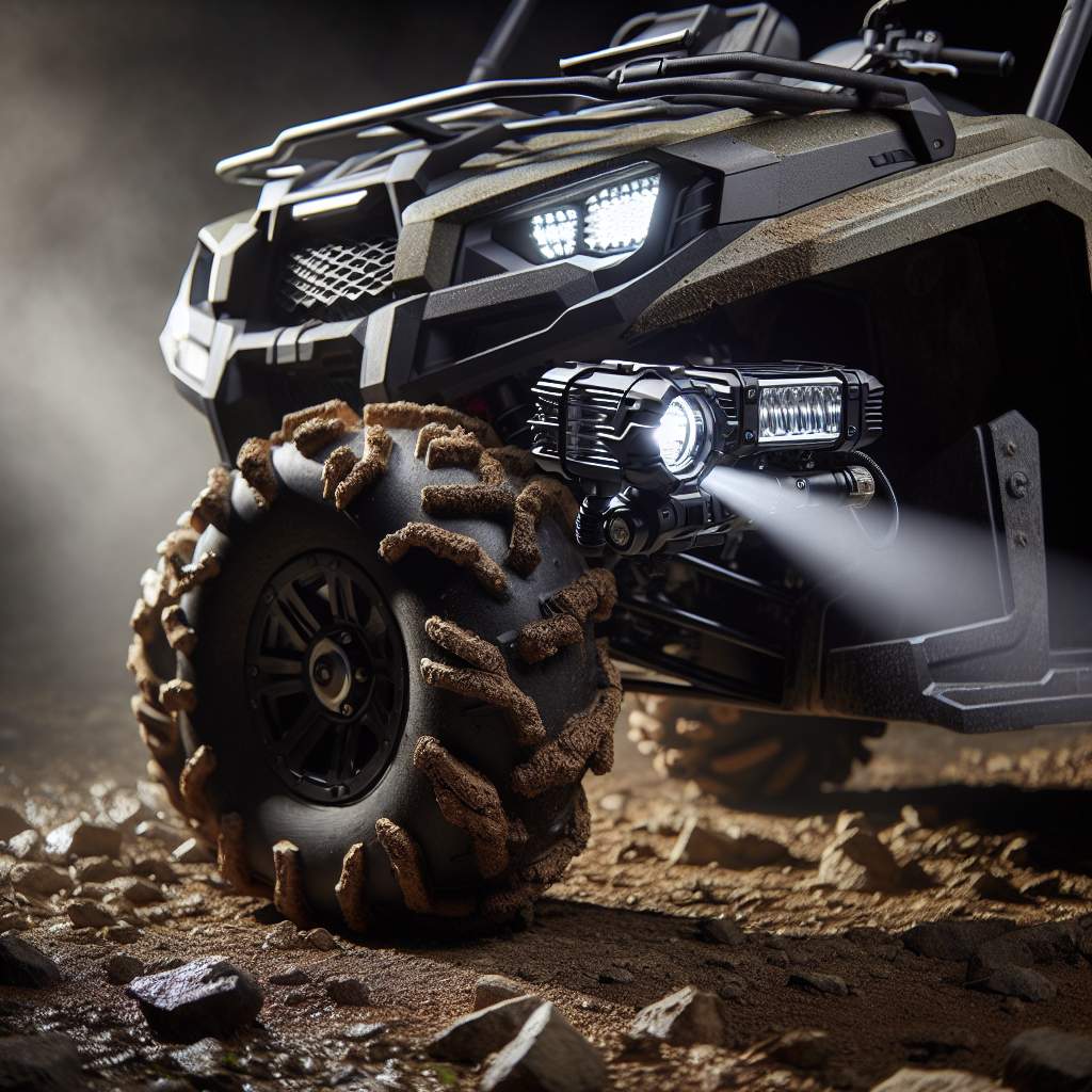 Où placer un phare LED longue portée sur un quad : astuces et conseils